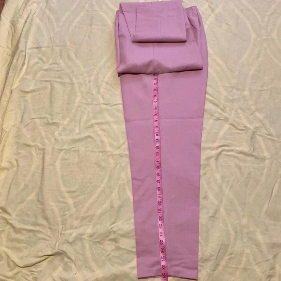 BRIGGS NY Elastic Waist Pull On Pants ~ Sz 12 ~ Pink ~ High Rise ~ Vintage - Picture 4 of 10